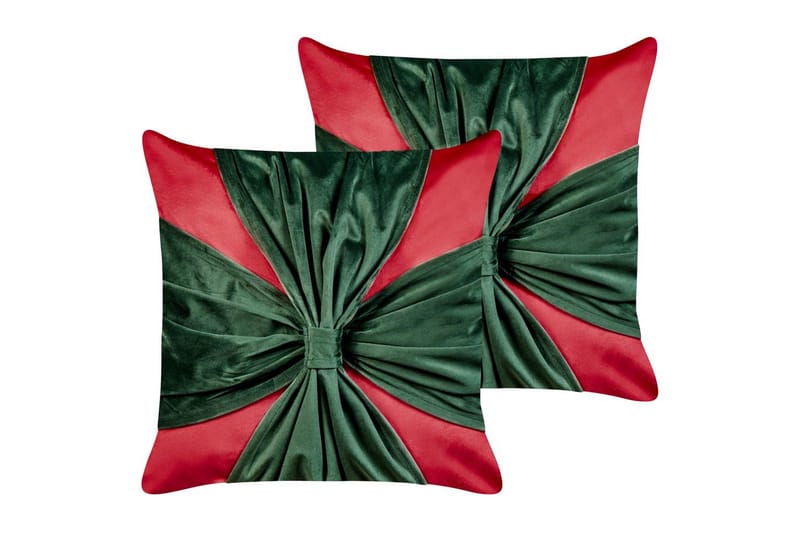 Pynteputer Marshmallow sett av 2 Rød/Grønn, Rød/Grønn