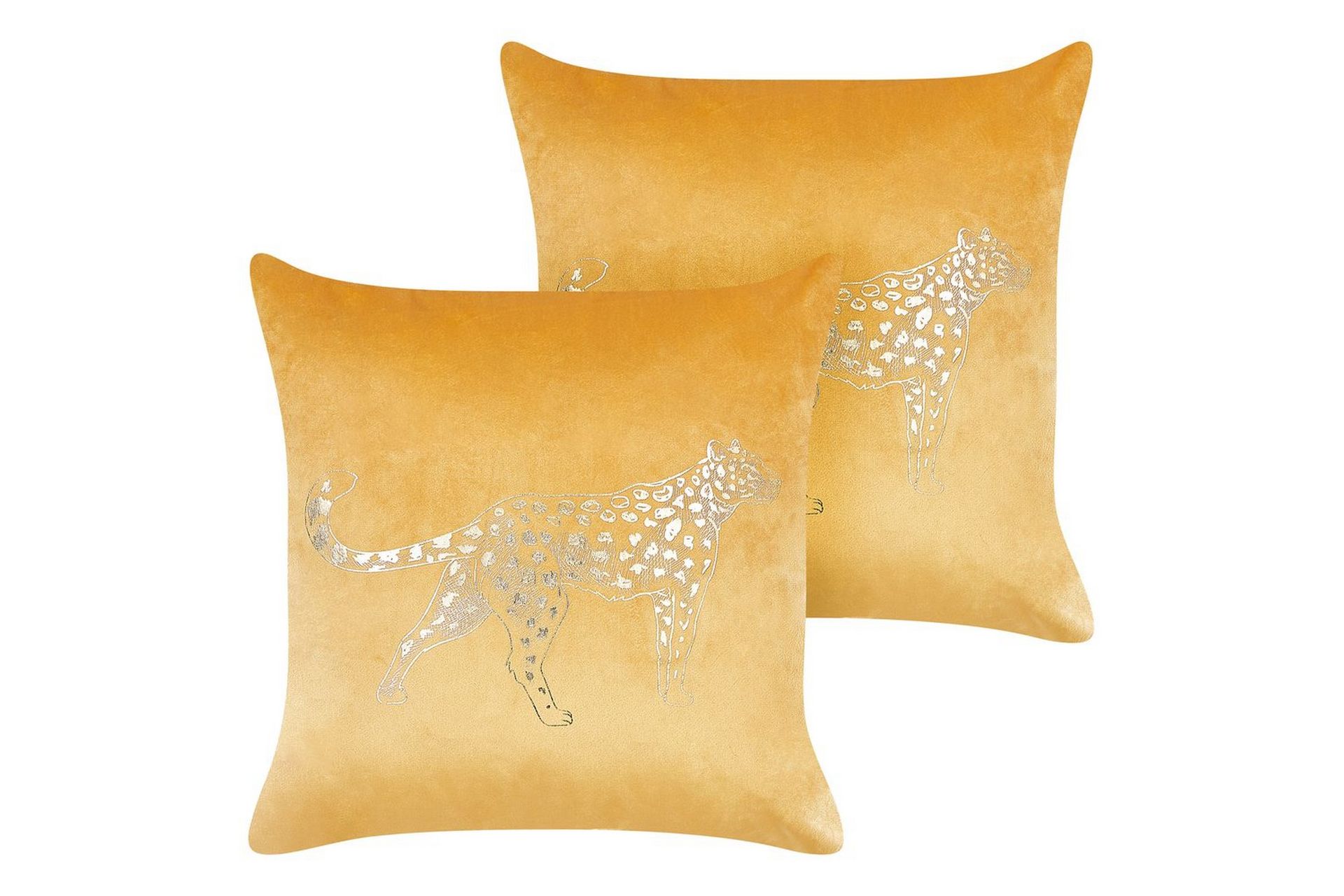 Pynteputer Marula sett av 2 Gul/Gull - Gul/Gull - Hagemøbler & utemiljø - Puter - Hageputer