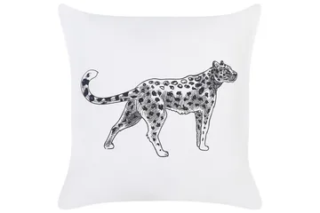 Pynteputer Marula sett av 2 Hvit/Svart - Hvit/Svart - Hagemøbler & utemiljø - Puter - Hageputer