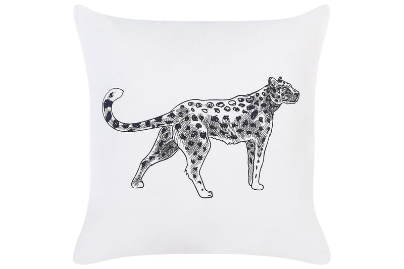 Pynteputer Marula sett av 2 Hvit/Svart - Hvit/Svart - Hagemøbler & utemiljø - Puter - Hageputer