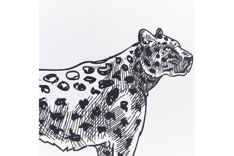 Pynteputer Marula sett av 2 Hvit/Svart - Hvit/Svart - Hagemøbler & utemiljø - Puter - Hageputer