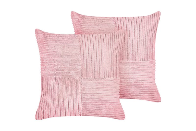 Pynteputer Millet sett med 2 Rosa, Firkantet - Rosa, Firkantet - Hagemøbler & utemiljø - Puter - Hageputer