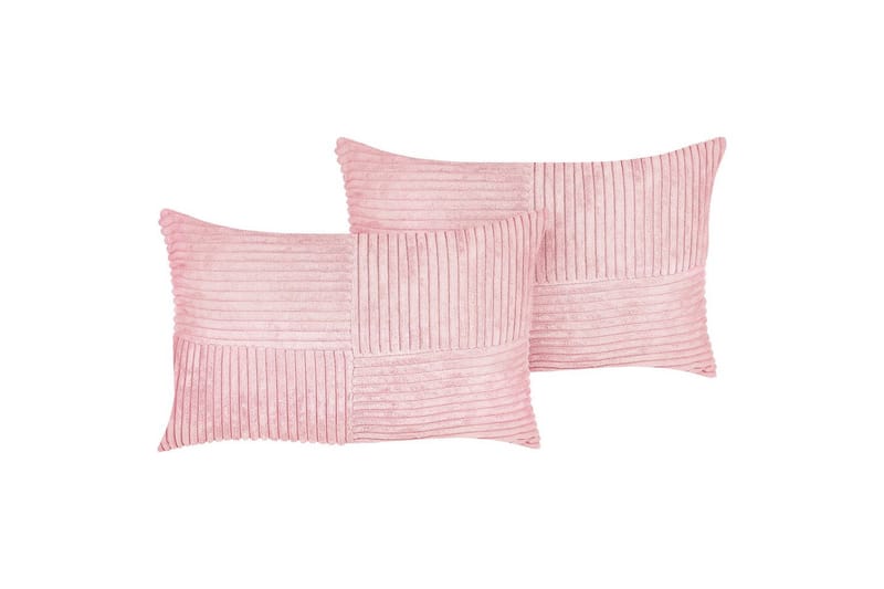 Pynteputer Millet sett med 2 Rosa, Rektangulær - Rosa, Rektangulær - Hagemøbler & utemiljø - Puter - Hageputer