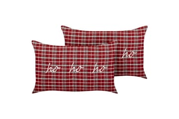 Pynteputer Mochi sett á 2 Rød/svart/hvit - Rød/svart/hvit - Hagemøbler & utemiljø - Puter - Hageputer