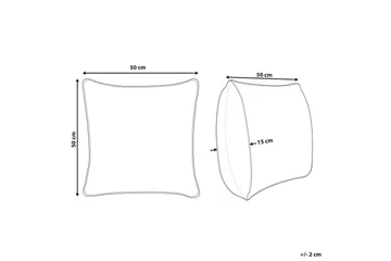 Pynteputer Oujda Roségull - Roségull - Hagemøbler & utemiljø - Puter - Hageputer