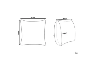 Pynteputer Radzkot Blå/hvit/svart - Blå/hvit/svart - Tekstiler & tepper - Pute & putetrekk - Pynteputer
