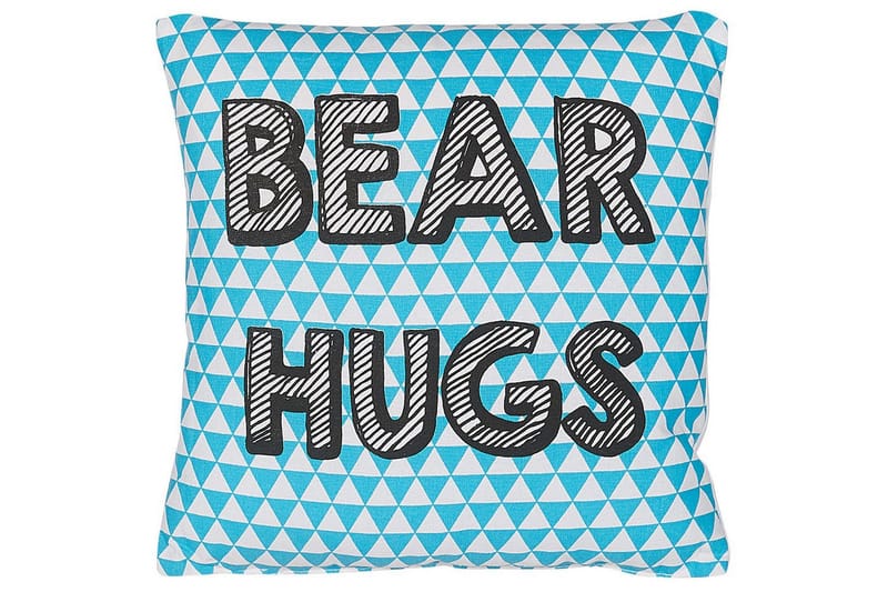 Pynteputer Radzkot sett med 2 Blå/hvit/svart - Blå/hvit/svart - Hagemøbler & utemiljø - Puter - Hageputer