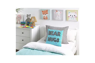 Pynteputer Radzkot sett med 2 Blå/hvit/svart - Blå/hvit/svart - Hagemøbler & utemiljø - Puter - Hageputer