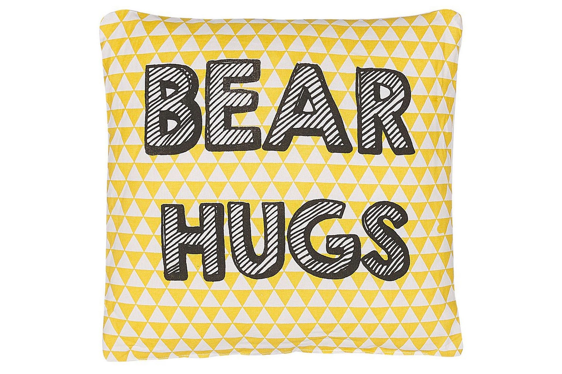 Pynteputer Radzkot sett med 2 Gul/Hvit/Svart - Gul/Hvit/Svart - Hagemøbler & utemiljø - Puter - Hageputer