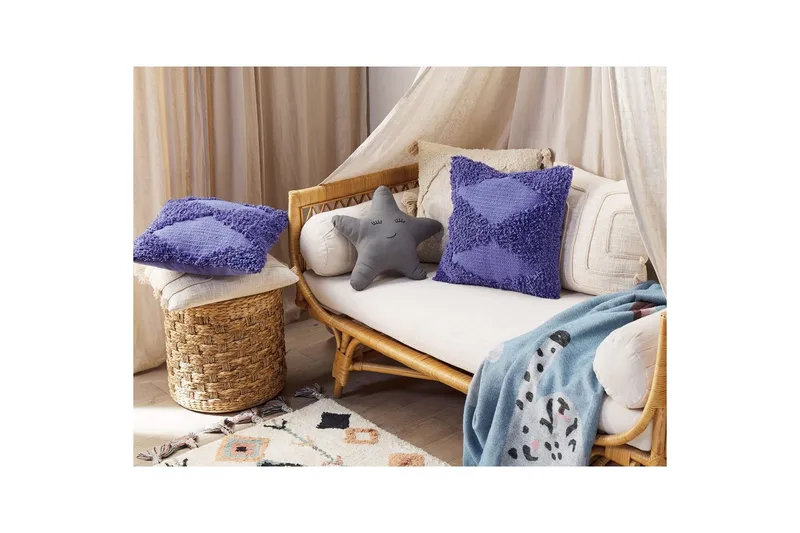 Pynteputer Rhoeo sett av 2 Fiolett - Fiolett - Hagemøbler & utemiljø - Puter - Hageputer