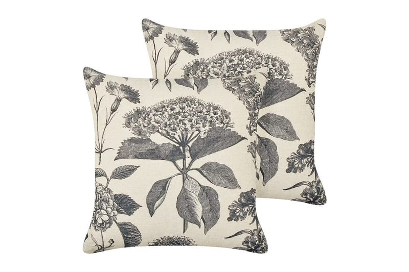 Pynteputer Rosemary sett med 2 Beige/grå, Beige/grå