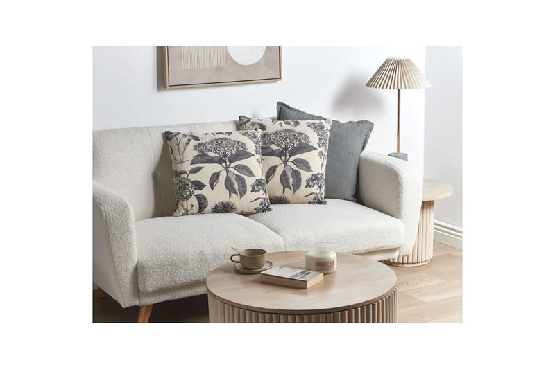 Pynteputer Rosemary sett med 2 Beige/grå - Beige/grå - Hagemøbler & utemiljø - Puter - Hageputer