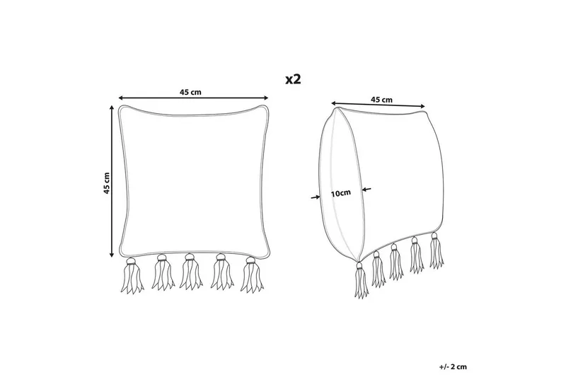 Pynteputer Sambucus sett med 2 - Tekstiler & tepper - Pute & putetrekk - Pynteputer