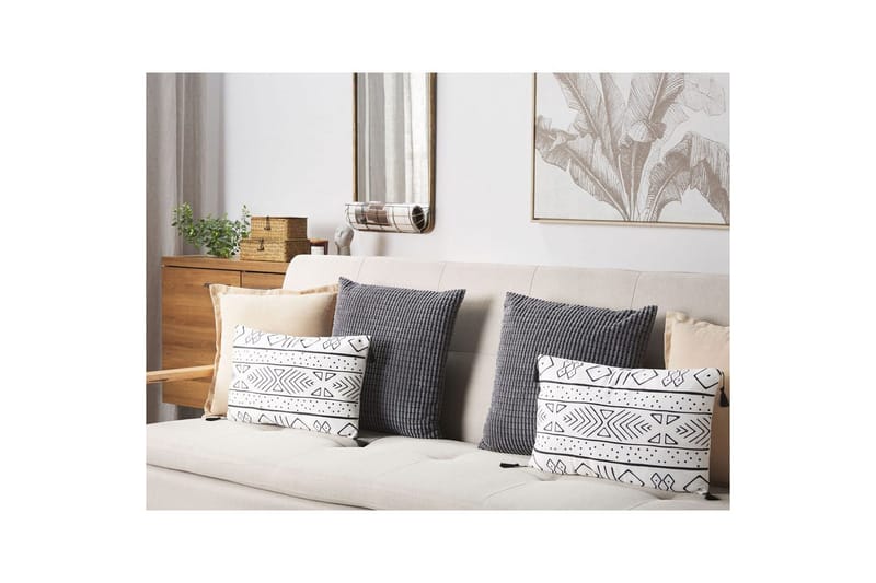 Pynteputer Schefflera sett med 2 stk. Rektangulær - Rektangulær - Hagemøbler & utemiljø - Puter - Hageputer