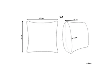 Pynteputer Scirpus sett med 2 stk. - Hagemøbler & utemiljø - Puter - Hageputer