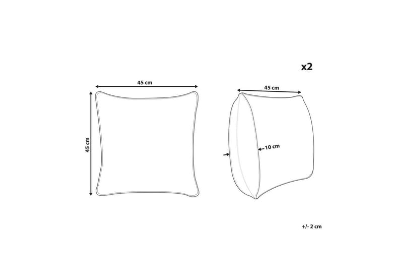 Pynteputer Soapwort sett av 2 - Hagemøbler & utemiljø - Puter - Hageputer