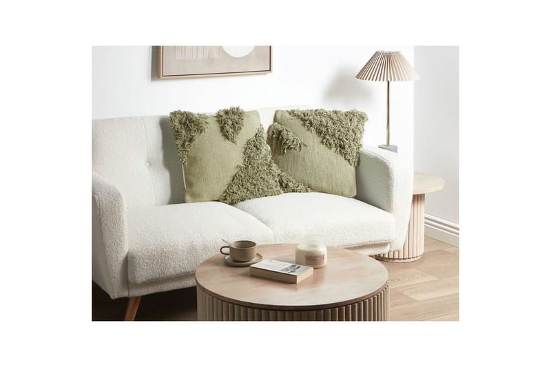 Pynteputer Sourwood sett på 2 Grønn - Grønn - Hagemøbler & utemiljø - Puter - Hageputer