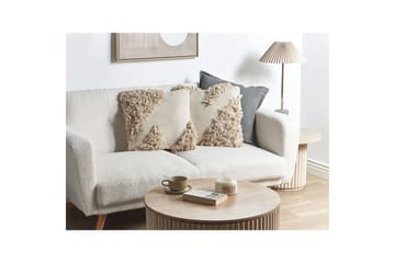 Pynteputer Sourwood sett på 2 Beige - Beige - Hagemøbler & utemiljø - Puter - Hageputer