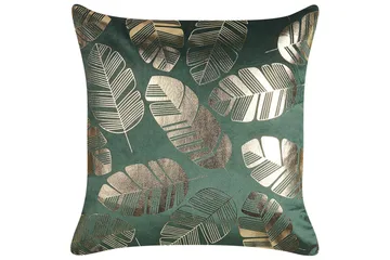 Pynteputer Sunflower sett med 2 Grønn/gull - Grønn/gull - Hagemøbler & utemiljø - Puter - Hageputer