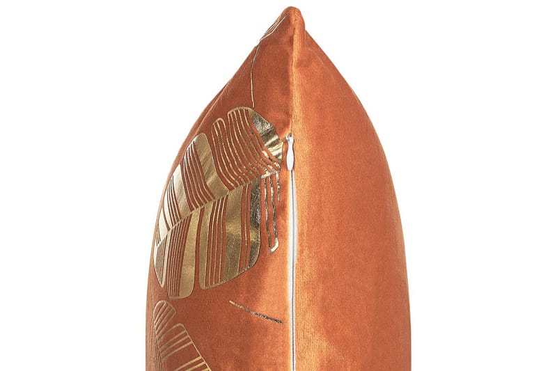 Pynteputer Sunflower sett med 2 Oransje/gull - Oransje/gull - Hagemøbler & utemiljø - Puter - Hageputer