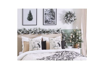 Pynteputer Sven sett med 2 Hvit/Svart, Firkantet - Hvit/Svart, Firkantet - Hagemøbler & utemiljø - Puter - Hageputer