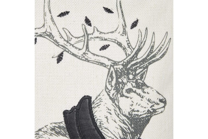 Pynteputer Sven sett med 2 Hvit/Svart, Firkantet - Hvit/Svart, Firkantet - Hagemøbler & utemiljø - Puter - Hageputer