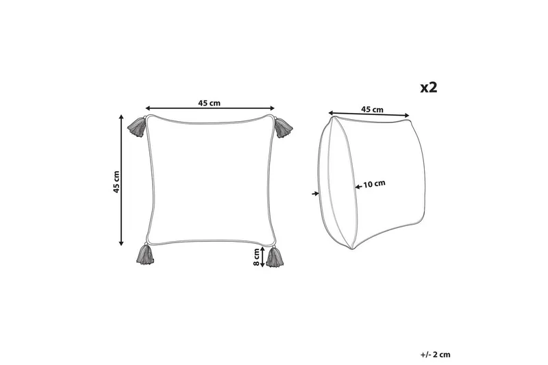Pynteputer Syringa sett av 2 - Tekstiler & tepper - Pute & putetrekk - Pynteputer