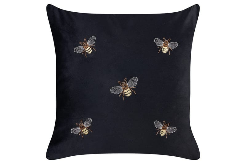 Pynteputer Talinum sett på 2 Svart/gul/brun/hvit - Svart/gul/brun/hvit - Hagemøbler & utemiljø - Puter - Hageputer