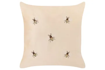 Pynteputer Talinum sett på 2 Beige/gul/brun/hvit - Beige/gul/brun/hvit - Hagemøbler & utemiljø - Puter - Hageputer