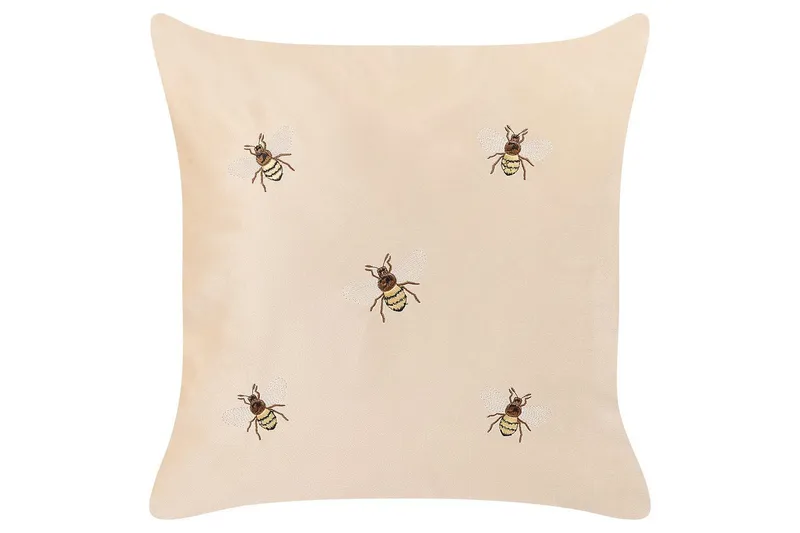 Pynteputer Talinum sett på 2 Beige/gul/brun/hvit - Beige/gul/brun/hvit - Hagemøbler & utemiljø - Puter - Hageputer