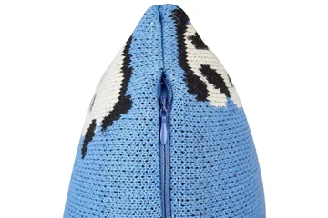 Pynteputer Talokan sett på 2 Blå/svart/hvit - Blå/svart/hvit - Hagemøbler & utemiljø - Puter - Hageputer