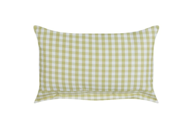 Pynteputer Talya Grønt/hvitt/lys tre, Rektangulær - Grønt/hvitt/lys tre, Rektangulær - Hagemøbler & utemiljø - Puter - Hageputer