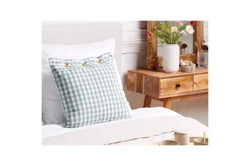 Pynteputer Talya Mintgrønt/hvitt/lyst tre, Firkantet - Mintgrønt/hvitt/lyst tre, Firkantet - Hagemøbler & utemiljø - Puter - Hageputer