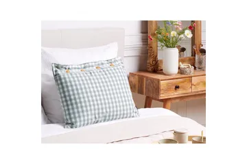 Pynteputer Talya Mintgrønt/hvitt/lyst tre, Rektangulær - Mintgrønt/hvitt/lyst tre, Rektangulær - Hagemøbler & utemiljø - Puter - Hageputer