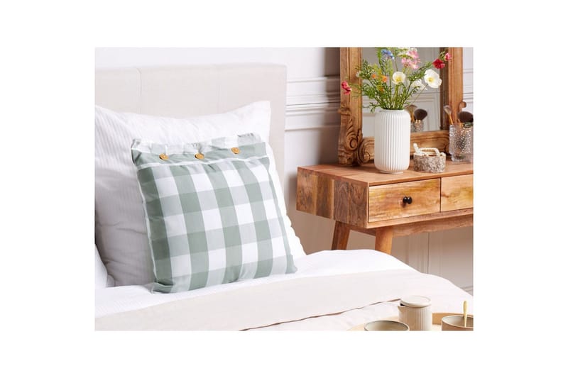 Pynteputer Tamnine Mintgrønn/Hvit, Firkantet - Mintgrønn/Hvit, Firkantet - Tekstiler & tepper - Pute & putetrekk - Pynteputer