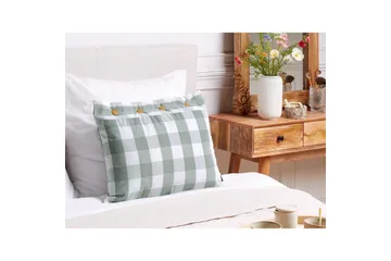 Pynteputer Tamnine Mintgrønn/Hvit, Rektangulær - Mintgrønn/Hvit, Rektangulær - Hagemøbler & utemiljø - Puter - Hageputer