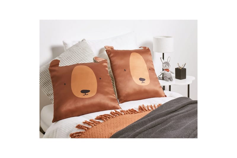 Pynteputer Teddybear sett på 2 - Hagemøbler & utemiljø - Puter - Hageputer