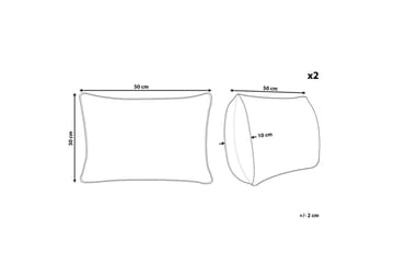 Pynteputer Tiarella sett på 2 - Hagemøbler & utemiljø - Puter - Hageputer