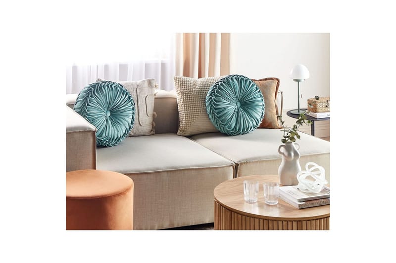 Pynteputer Udala Blå - Blå - Hagemøbler & utemiljø - Puter - Hageputer