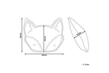 Pynteputer Vadodara Gul/Hvit/Svart - Gul/Hvit/Svart - Hagemøbler & utemiljø - Puter - Hageputer