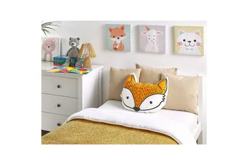 Pynteputer Vadodara sett à 2 Oransje/Hvit/Svart - Oransje/Hvit/Svart - Tekstiler & tepper - Barnetekstiler - Barnepute