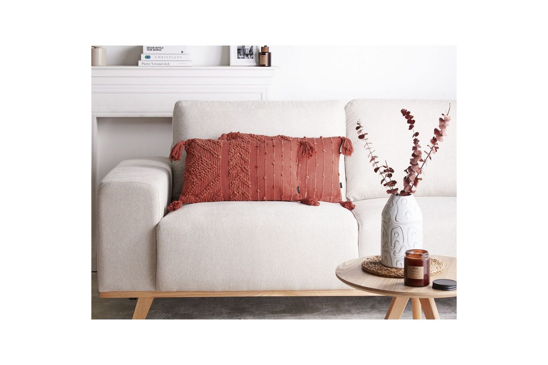 Pynteputer Valvaria sett à 2 Rød - Rød - Hagemøbler & utemiljø - Puter - Hageputer ute