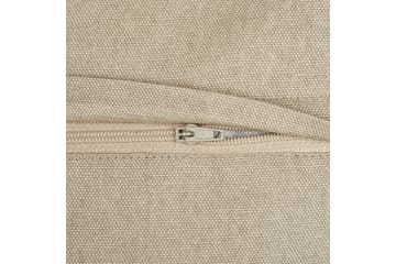 Pynteputer Velleia sett av 2 Beige/hvit - Beige/hvit - Hagemøbler & utemiljø - Puter - Hageputer ute