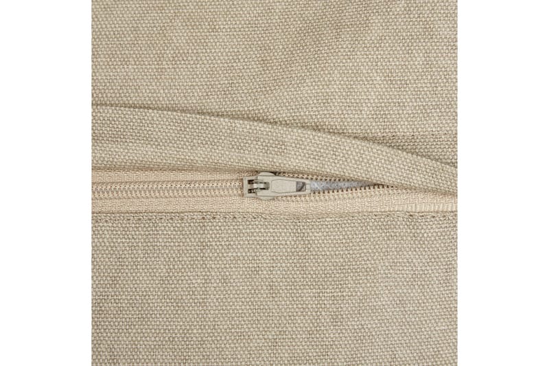 Pynteputer Velleia sett av 2 Beige/hvit - Beige/hvit - Hagemøbler & utemiljø - Puter - Hageputer ute