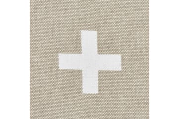 Pynteputer Velleia sett av 2 Beige/hvit - Beige/hvit - Hagemøbler & utemiljø - Puter - Hageputer ute