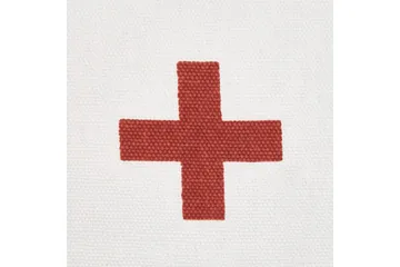 Pynteputer Velleia sett av 2 Hvit/Rød - Hvit/Rød - Tekstiler & tepper - Pute & putetrekk - Pynteputer