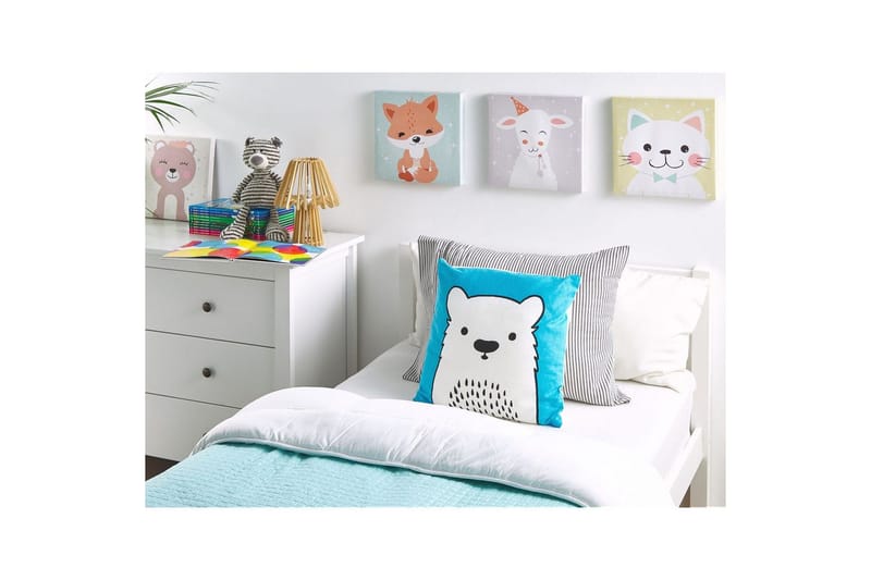 Pynteputer Waranasi Blå/hvit/svart - Blå/hvit/svart - Hagemøbler & utemiljø - Puter - Hageputer