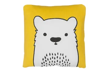 Pynteputer Waranasi sett med 2 Gul/Hvit/Svart - Gul/Hvit/Svart - Tekstiler & tepper - Barnetekstiler - Barnepute