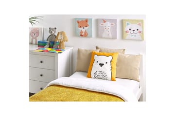 Pynteputer Waranasi sett med 2 Oransje/Hvit/Svart - Oransje/Hvit/Svart - Tekstiler & tepper - Barnetekstiler - Barnepute