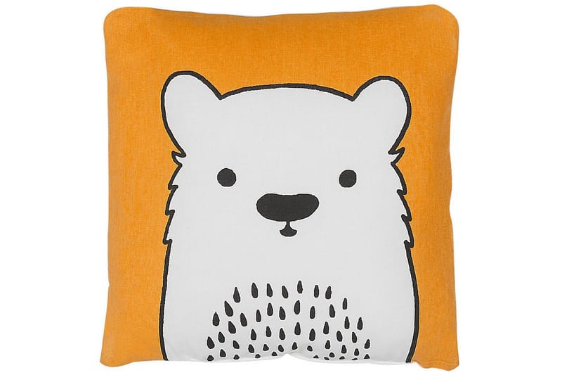 Pynteputer Waranasi sett med 2 Oransje/Hvit/Svart - Oransje/Hvit/Svart - Tekstiler & tepper - Barnetekstiler - Barnepute